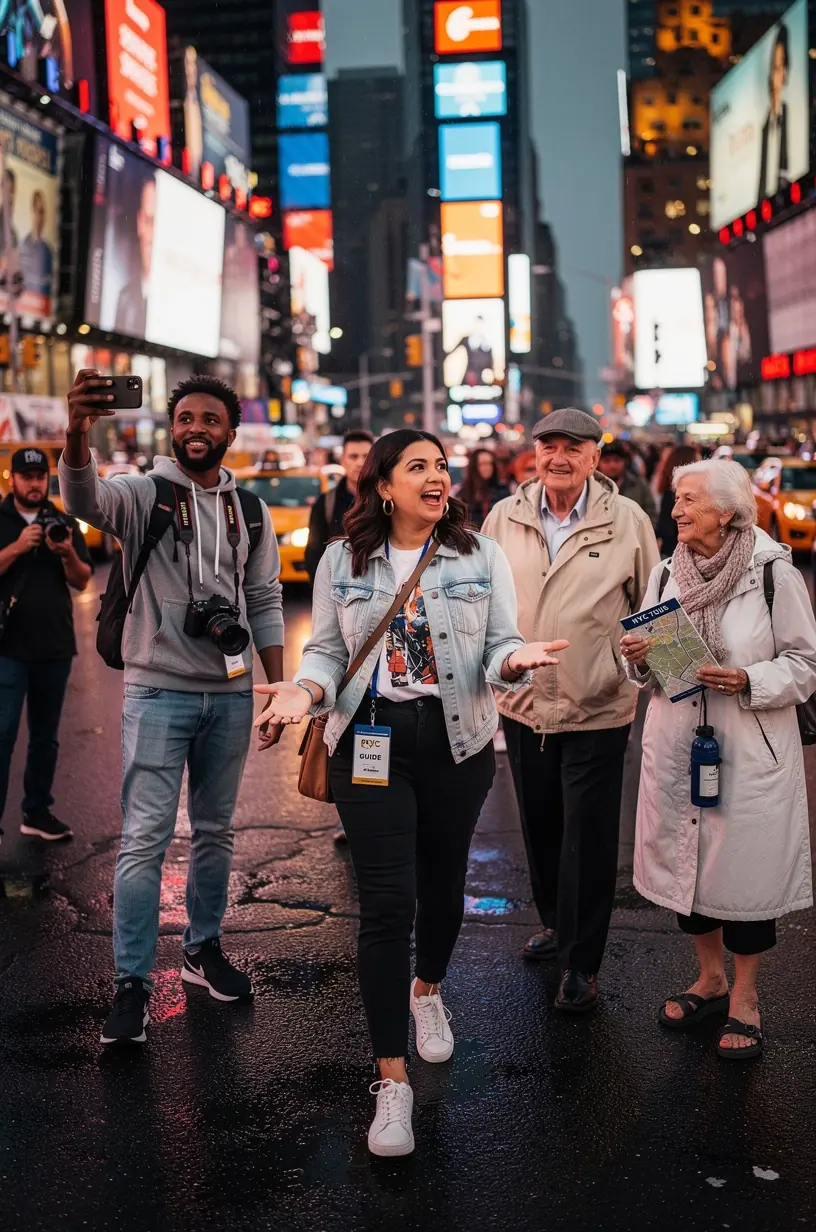 Travelers engaging in authentic local experiences with guides